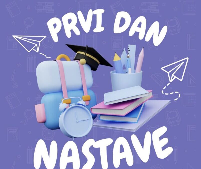 Prvi nastavni dan u novoj školskoj godini!